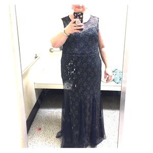 Candalite dress black and gold Clearance